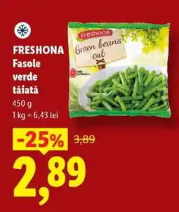 Lidl Freshona Fasole verde tăiată Ofertă
