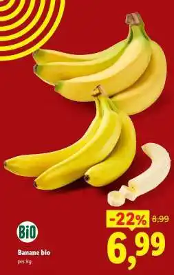 Lidl Banane bio Ofertă