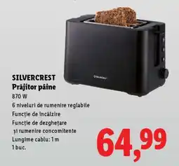 Lidl SILVERCREST Prăjitor pâine Ofertă