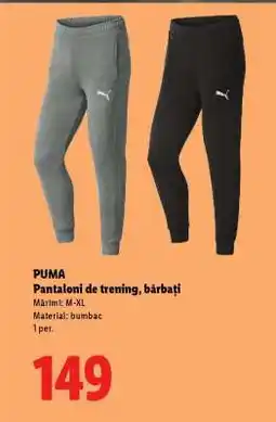 Lidl PUMA Pantaloni de trening, bărbați Ofertă