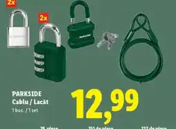Lidl PARKSIDE Cablu / Lacăt Ofertă
