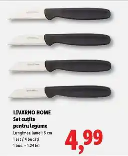 Lidl LIVARNO HOME Set cuțite pentru legume Ofertă