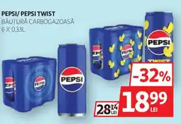 Auchan Pepsi/pepsi twist băutură carbogazoasă Ofertă