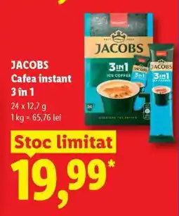 Lidl Jacobs Cafea Instant 3 in 1 Ofertă