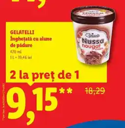 Lidl GELATELLI Înghețată cu alune de pădure Ofertă