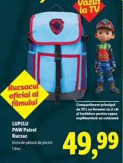 Lidl LUPILU PAW Patrol Rucsac Ofertă