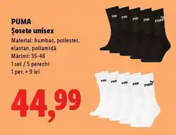 Lidl Puma Șosete unisex Ofertă