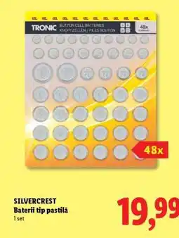 Lidl SILVERCREST Baterii tip pastilă Ofertă