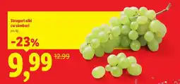 Lidl Struguri albi cu sâmburi Ofertă