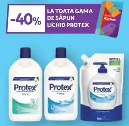 Auchan La toata gama de sapun lichid protex Ofertă