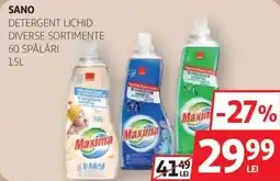 Auchan Sano detergent lichid 60 spălări Ofertă
