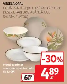 Auchan Vesela opal două printuri Ofertă