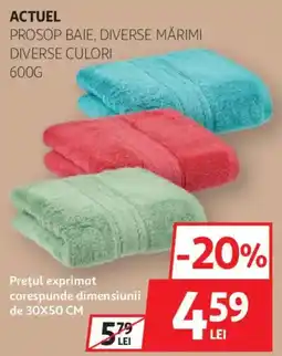 Auchan Actuel prosop baie, diverse mărimi Ofertă