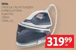 Auchan Tefal stație de călcat SV4110E0 express optimal albastru 2200W Ofertă