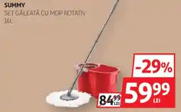 Auchan Summy set gåleată cu mop rotativ Ofertă