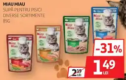 Auchan Miau miau supă pentru pisici Ofertă