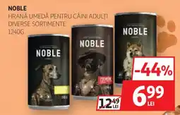 Auchan Noble hrană umedă pentru câini adulţi Ofertă