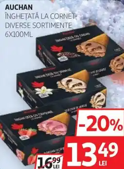 Auchan Auchan înghețată la cornet Ofertă