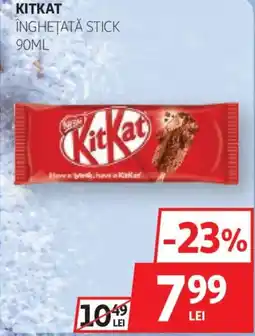 Auchan Kitkat inghetata stick Ofertă