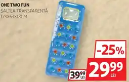 Auchan One two fun saltea transparentă Ofertă