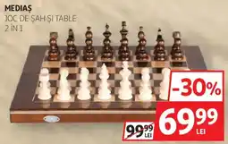 Auchan Mediaș joc de şah şi table 2 în 1 Ofertă
