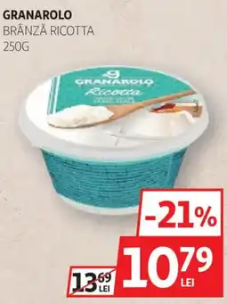 Auchan Granarolo brânză ricotta Ofertă