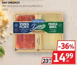 Auchan San vincenzo mix spianata picanta & provola Ofertă
