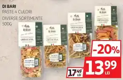 Auchan Di bari paste 4 culori Ofertă