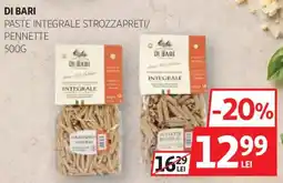 Auchan Di bari paste integrale strozzapreti/ pennette Ofertă