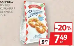 Auchan Campiello biscuiti cu glazură de vanilie Ofertă