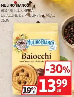 Auchan Mulino bianco biscuiti cu crema de alune de padure și cacao Ofertă