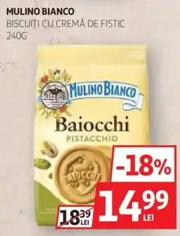 Auchan Mulino bianco biscuiți cu cremă de fistic Ofertă