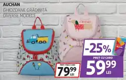 Auchan Auchan ghiozdane grădiniță Ofertă