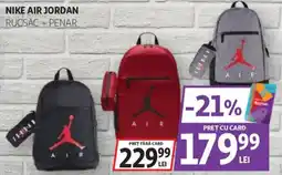 Auchan Nike air jordan rucsac +penar Ofertă