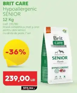 Animax BRIT CARE Hypoallergenic SENIOR Ofertă