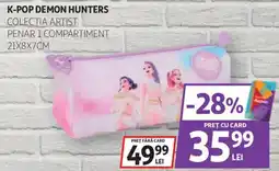 Auchan K-pop demon hunters colecţia artist penar 1 compartiment Ofertă