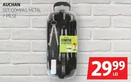 Auchan Auchan set compas metal Ofertă