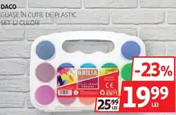 Auchan Daco guaşe în cutie de plastic set Ofertă