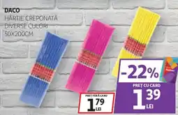 Auchan Daco hârtie creponată Ofertă