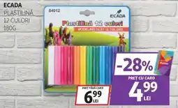 Auchan Ecada plastilina Ofertă