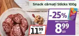 Auchan Snack cârnaţi Sticks Ofertă