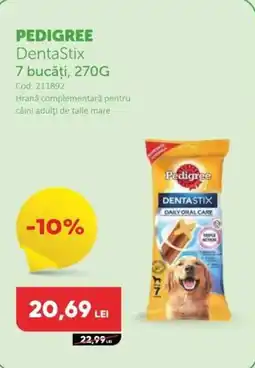 Animax PEDIGREE DentaStix 7 bucăți Ofertă
