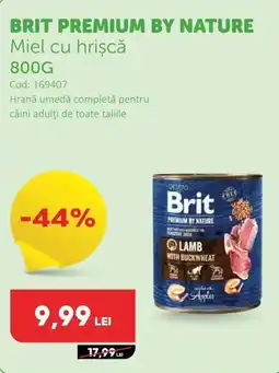 Animax BRIT PREMIUM BY NATURE Miel cu hrişcă Ofertă