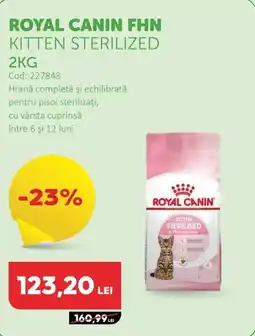 Animax Royal canin fhn kitten sterilized Ofertă