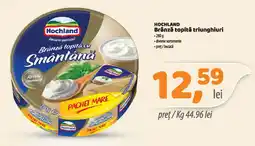 La Doi Pasi HOCHLAND Brânză topită triunghiuri Ofertă