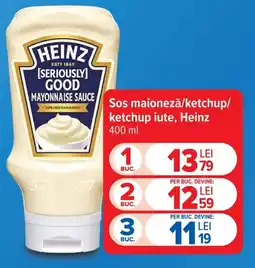 Carrefour Sos maionezǎ/ketchup/ ketchup iute, Heinz Ofertă
