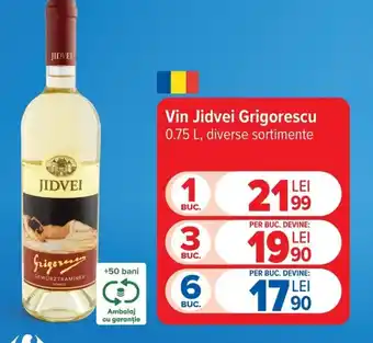 Vin Jidvei Grigorescu