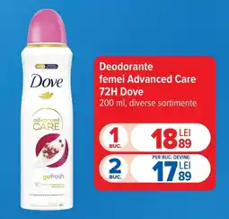 Carrefour Deodorante femei Advanced Care 72H Dove Ofertă