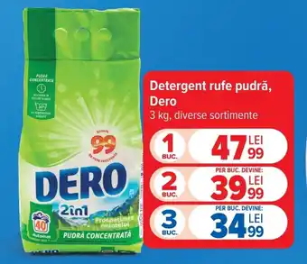 Carrefour Detergent rufe pudră, Dero Ofertă