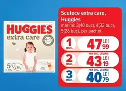 Carrefour Scutece extra care, Huggies Ofertă